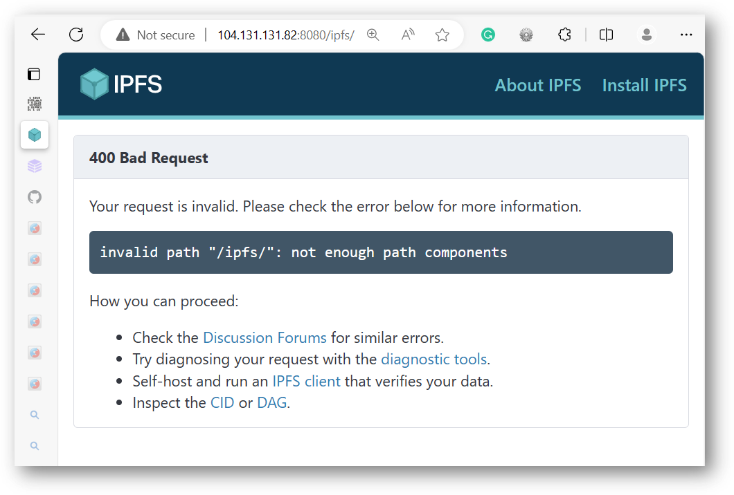 IPFS-Error