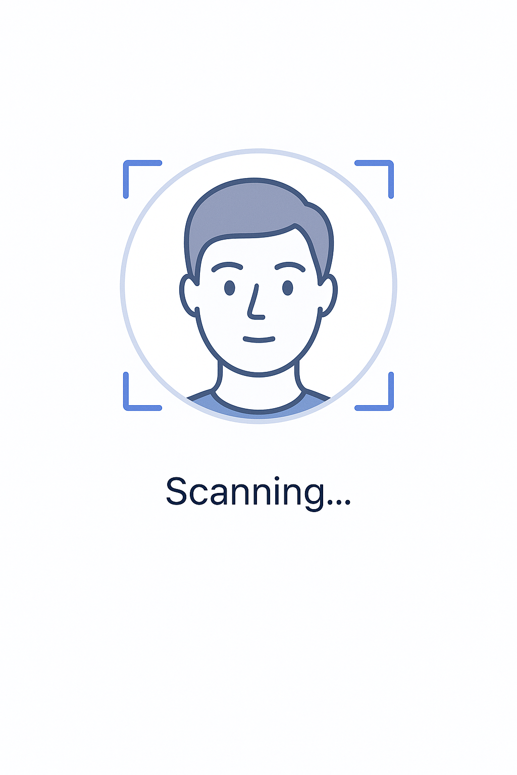 Face recognition in progress