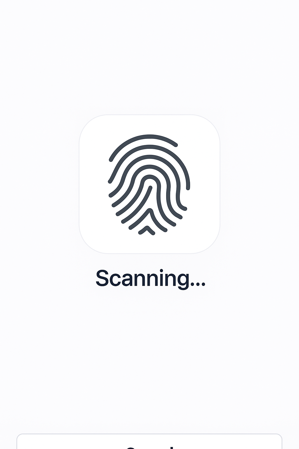 Fingerprint authentication