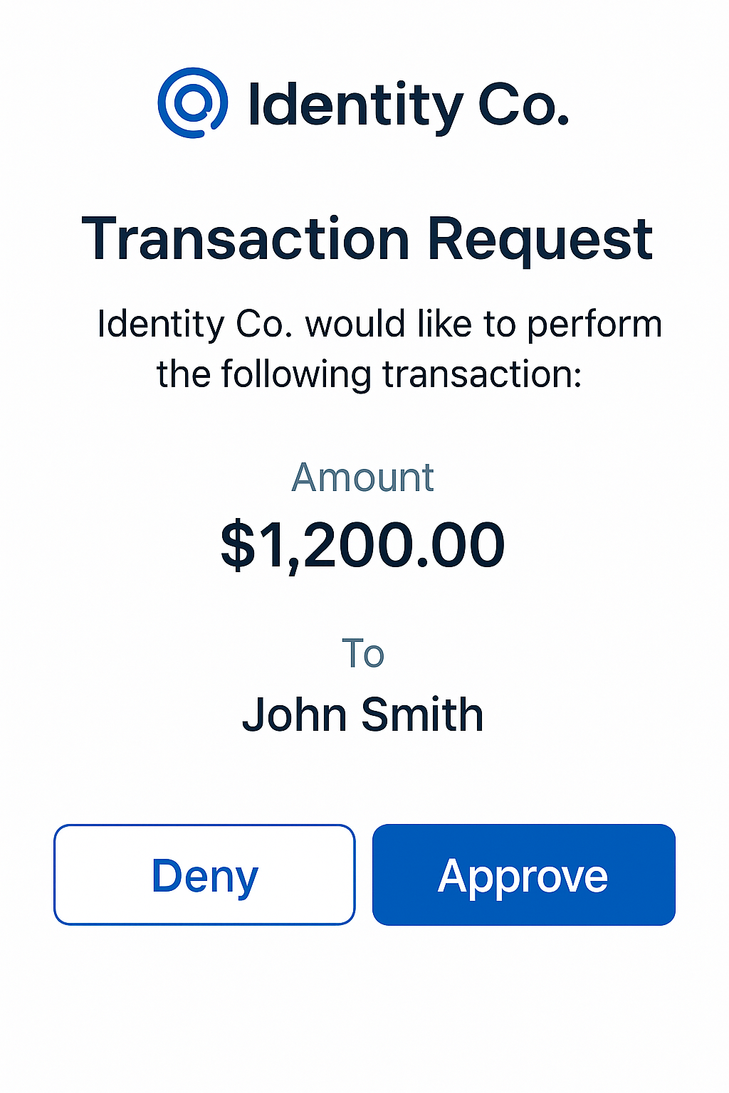 Transaction request
