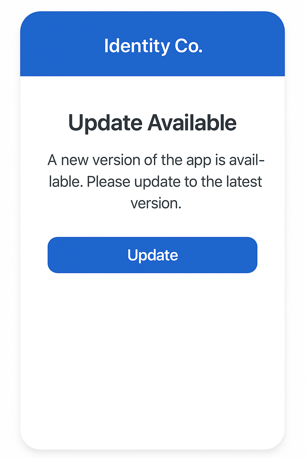 Android update screen